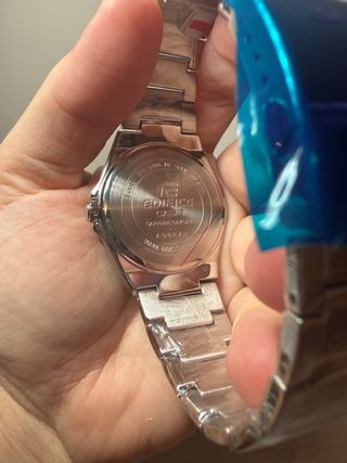 Casio Edifice Reloj Verde y Plateado