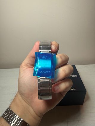 Casio Edifice Reloj Verde y Plateado