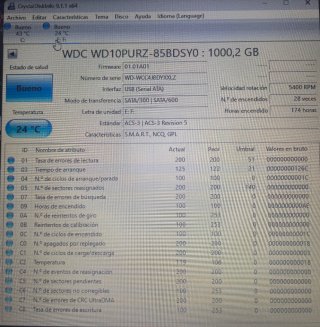 Lote discos duros 1Tb Wd purple