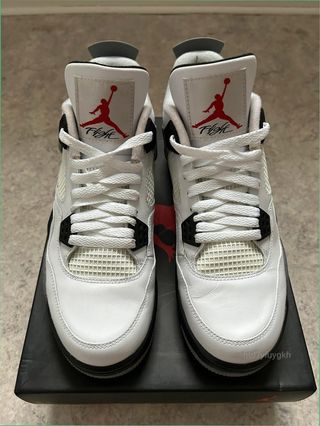 Jordan Retro 4 Blanco Cement Talla 40
