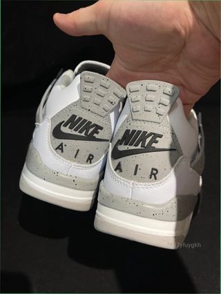 Jordan Retro 4 Blanco Cement Talla 39