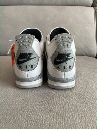 Jordan Retro 4 Blanco Cement Talla 39