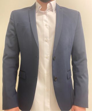 Americana Zara Azul Marino Talla M