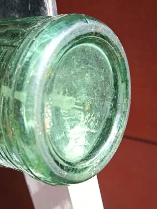 Sifón antiguo labrado Gijón cabeza plomo