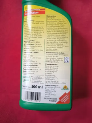 Neudorff Anti-Oídio Spray Rosales 500ml