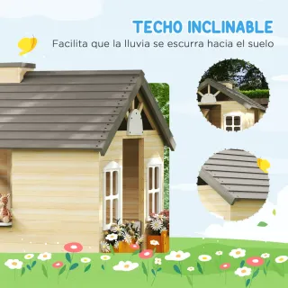 Casita Infantil Exterior para Niños