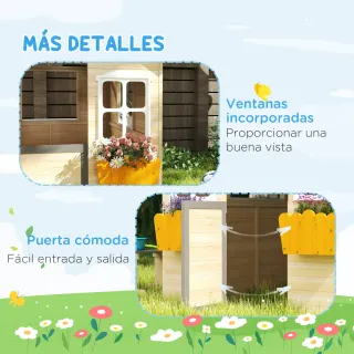Casita Infantil Exterior para Niños