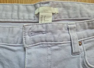 Vaqueros cortos H&M bajos deshilachados