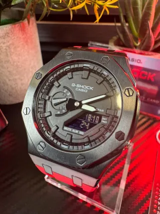 Reloj Casio G-Shock Negro y Rojo
