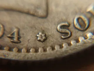 Moneda Plata 50 céntimos 1904 *0*4 Alfonso XIII