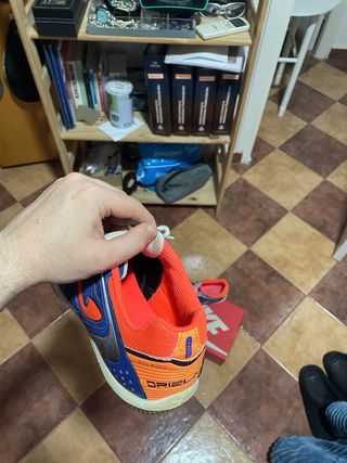 Zapatillas Fútbol Sala Joma Dribling Azul Naranja