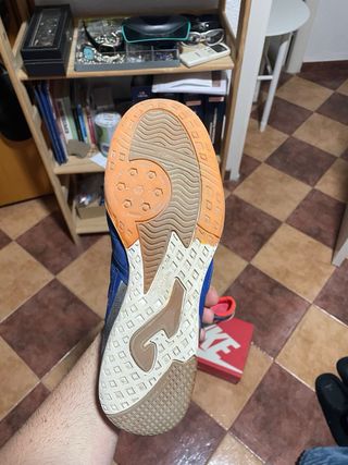Zapatillas Fútbol Sala Joma Dribling Azul Naranja