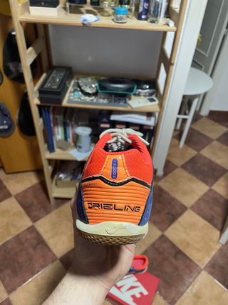 Zapatillas Fútbol Sala Joma Dribling Azul Naranja