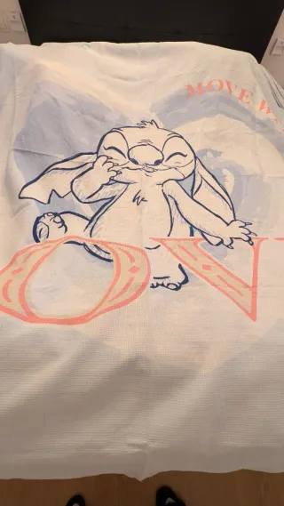 Conjunto nórdico, bajera y fundas almohada Stich