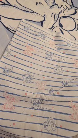 Conjunto nórdico, bajera y fundas almohada Stich
