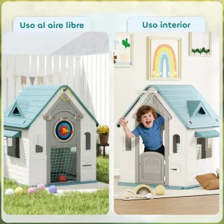 Casita Infantil 5 en 1 Exterior e Interior