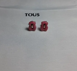 Pendientes Tous Oso Rosa