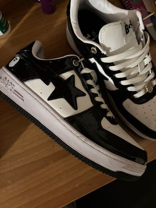 Zapatillas BAPE BAPESTA Black White