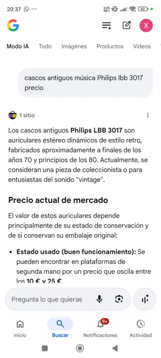 Cascos Philips LBB 3017