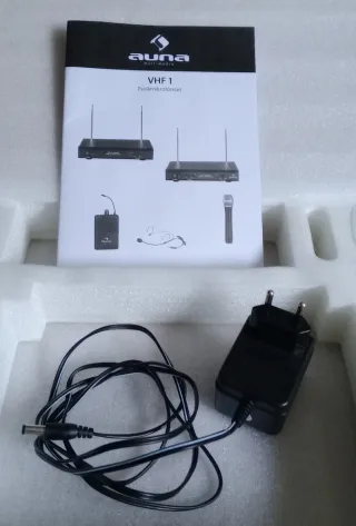 Micrófono Inalámbrico Diadema Auna Negro
