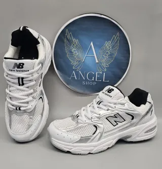 New Balance Bambas Plata y Blanco