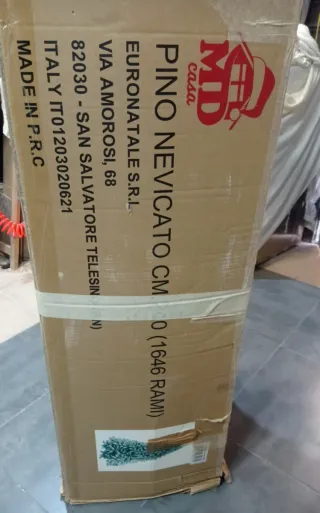 Albero di Natale Decorato Oro e Bianco