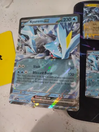Cartas Pokémon Kyurem EX, Reshiram, Samurott