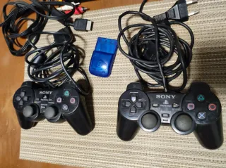 Consola PlayStation 2 Negra + Mandos