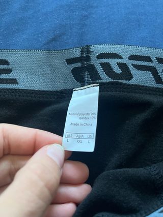 Pantalón térmico deportivo negro para hombre