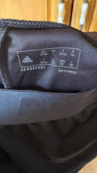 Pantalón Adidas Negro y Amarillo