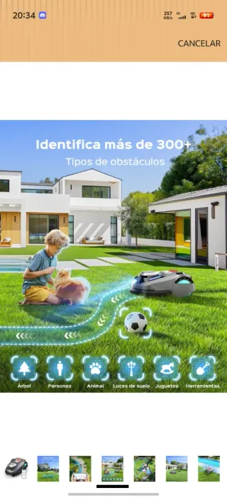 Robot cortacésped YARDCARE N1600 Pro