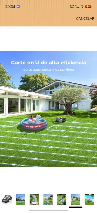 Robot cortacésped YARDCARE N1600 Pro