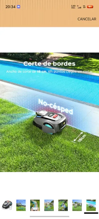 Robot cortacésped YARDCARE N1600 Pro