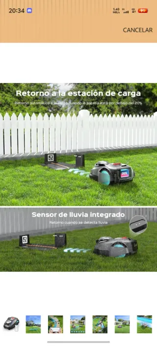 Robot cortacésped YARDCARE N1600 Pro