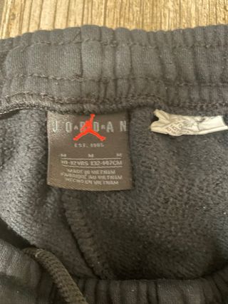 Pantaloni Tuta Jordan Neri Ragazzo Taglia M