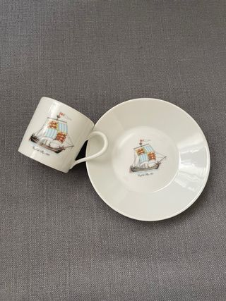 Juego Tazas y Platos de Lazeyras et Filles Limoges