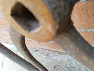 2 Ruedas de Bomba Antigua Hierro Fundido