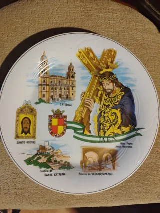 Plato decorativo español Jaén