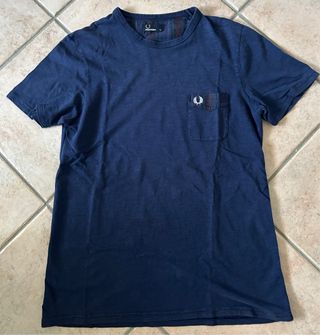 Maglietta Fred Perry Blu Taglia M