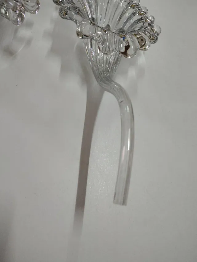 Hojas de cristal Murano (2 unidades)