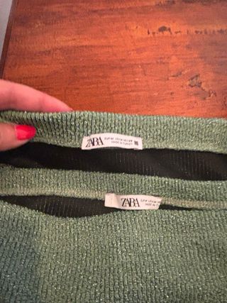 Conjunto Zara 2 piezas verde