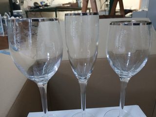 Set 38 pz cristallo bicchieri x 12