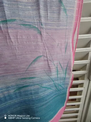 Foulard donna blu e rosa