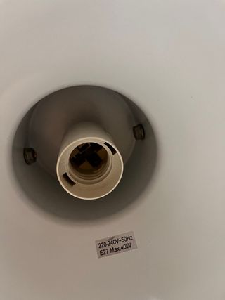 Lámpara de techo industrial negra