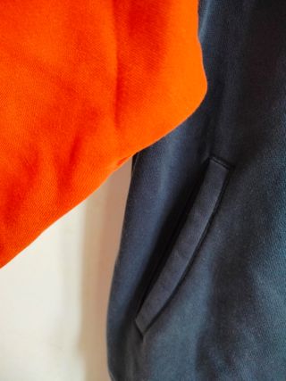 Felpa Adidas Vintage Anni 00 Blu/Arancio M