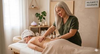 Masajes para contracturas y relajación