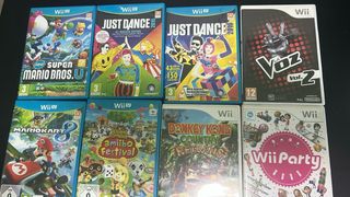 Pack 5 Videojuegos Wii U: Mario, Just Dance, Mario