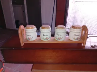 Set de 4 tarros de especias