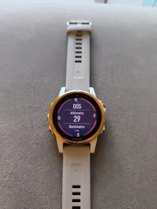 Garmin Fenix 5S Plus Oro Blanco