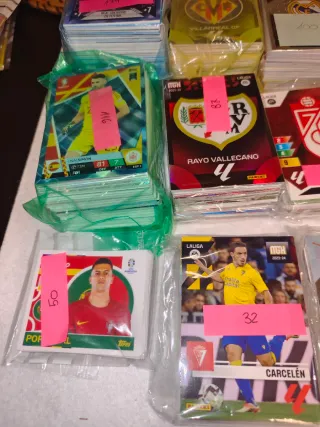 Lote cromos equipos españoles La Liga